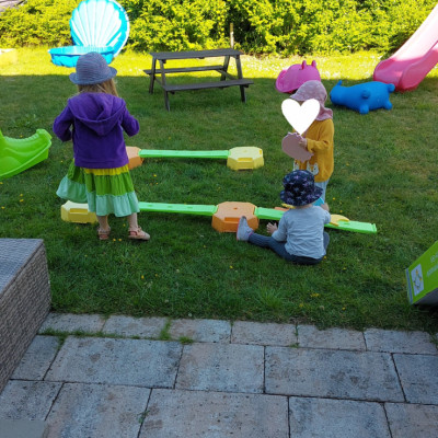 Spielen im Garten